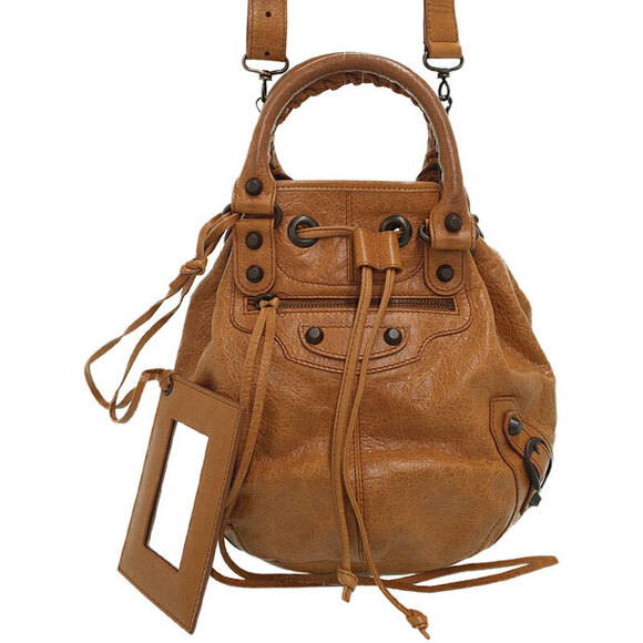 Balenciaga Handbags - Balenciaga Pompon Shoulder Bag